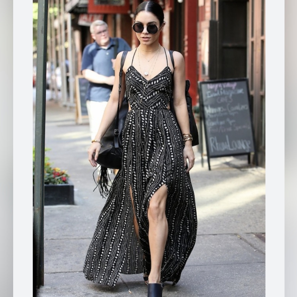 Ecote backless strappy maxi dress